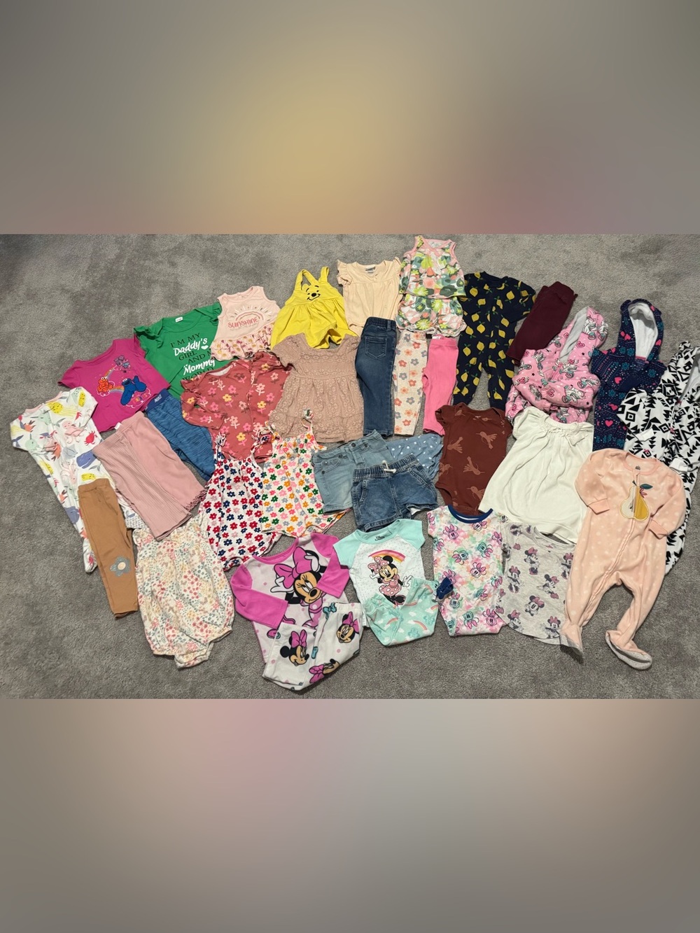 Baby girls clothing bundle size 12 months